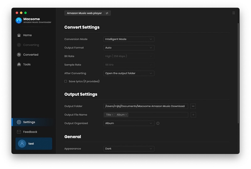 Set the output format for iMovie