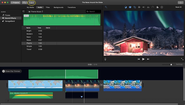 Add YouTube Music to iMovie on Mac