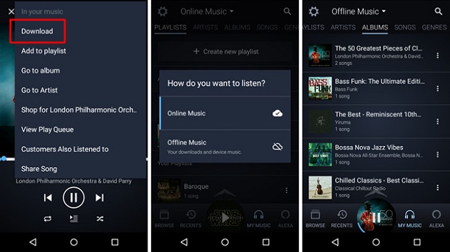 download amazon music on android