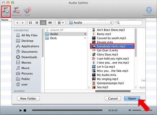 add information for mp3 file on mac