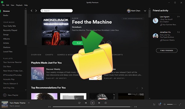 can i download a song from spotify to my computer