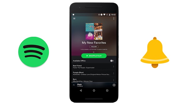 make Spotify music for ringtone