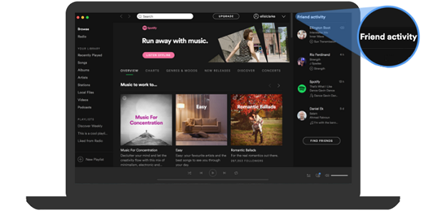 friend activity on spotify not working