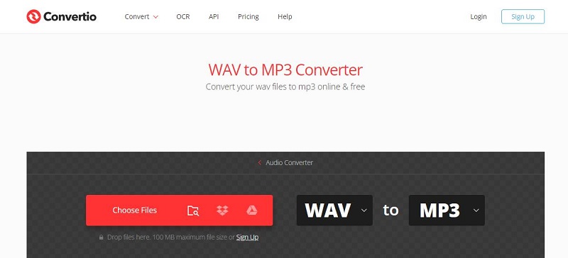 Convertio WAV to MP3 Converter