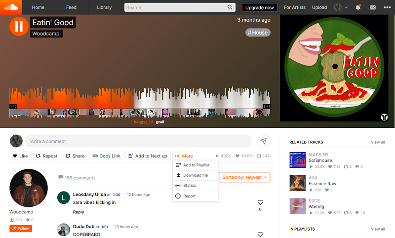 download songs from SoundCloud