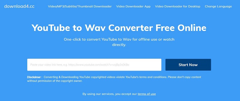 Download4 YouTube to WAV Converter