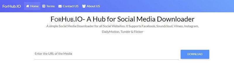 Forhub.io SoundCloud to MP3 Downloader