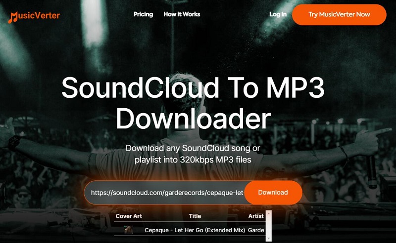 MusicVerter SoundCloud to MP3 Converter