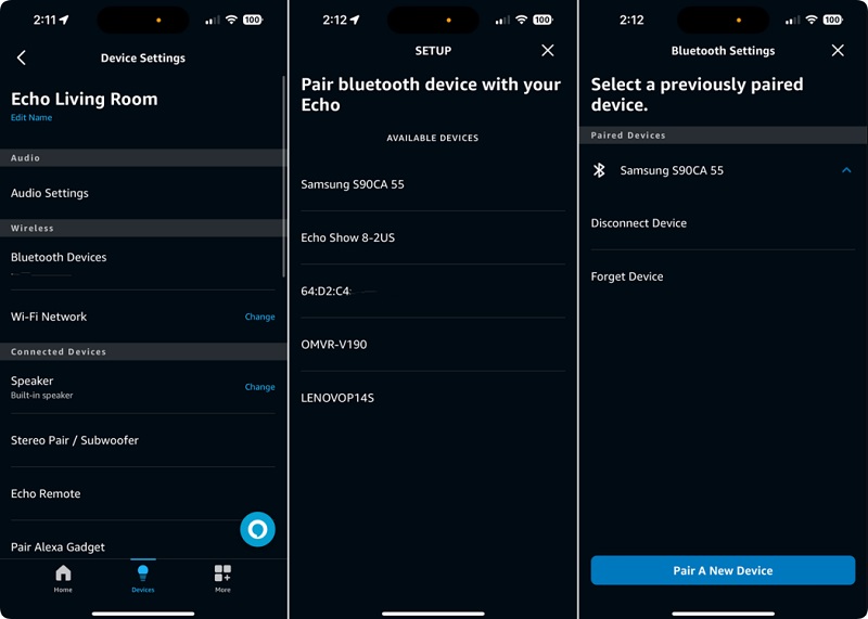 Put Your Alexa-enabled device in Bluetooth Pairing Mode