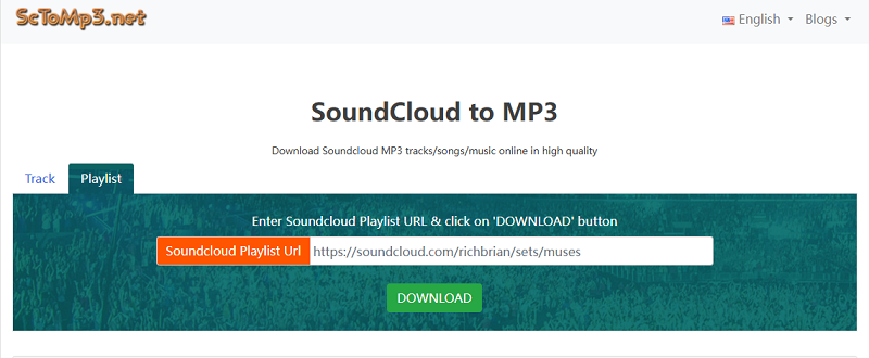 ScToMp3 SoundCloud Playlist Downloader