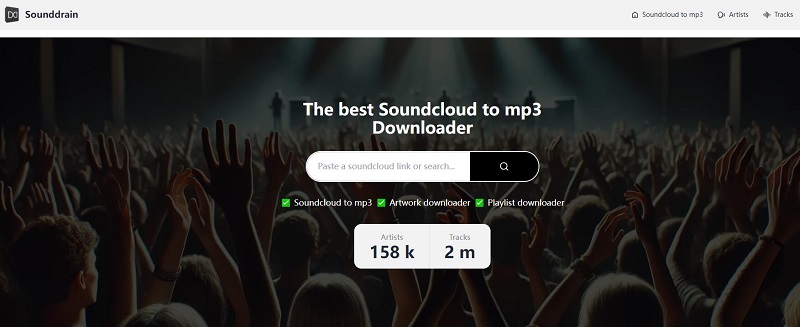 Sounddrain.net SoundCloud to MP3 Downloader