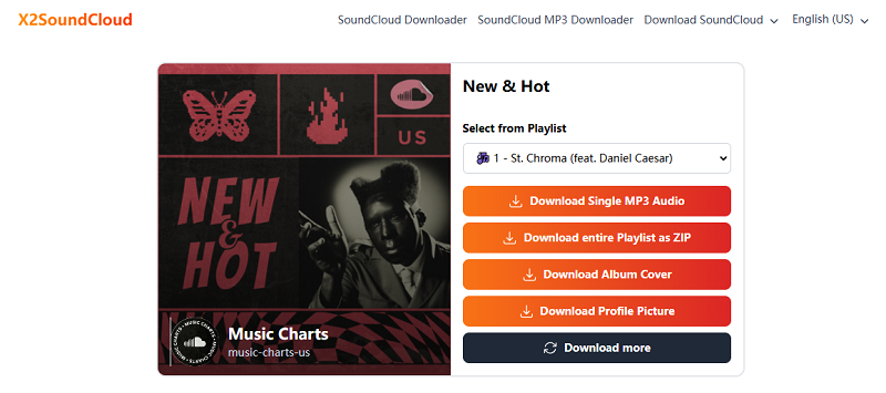 X2SoundCloud SoundCloud Playlist Downloader