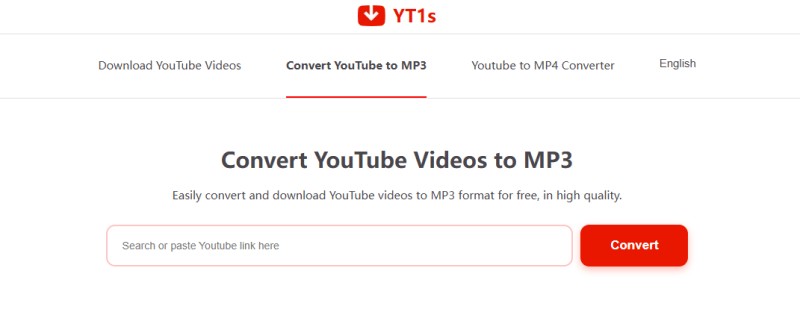 YT1S YouTube to MP3 Converter