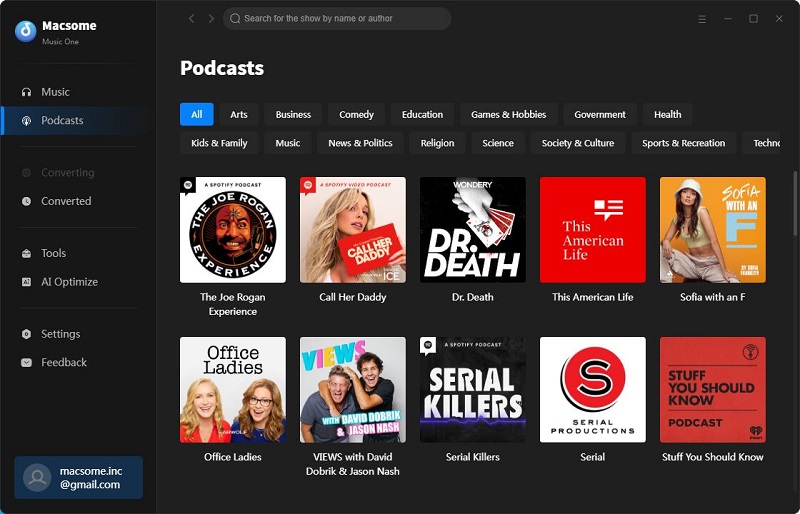 podcasts list