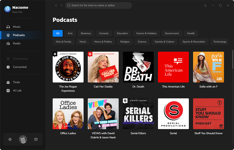 podcasts list