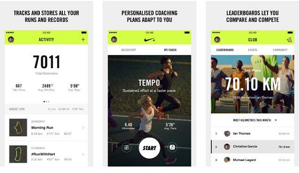 nike run spotify android