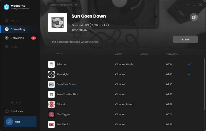 start to download spotify songs to mp3