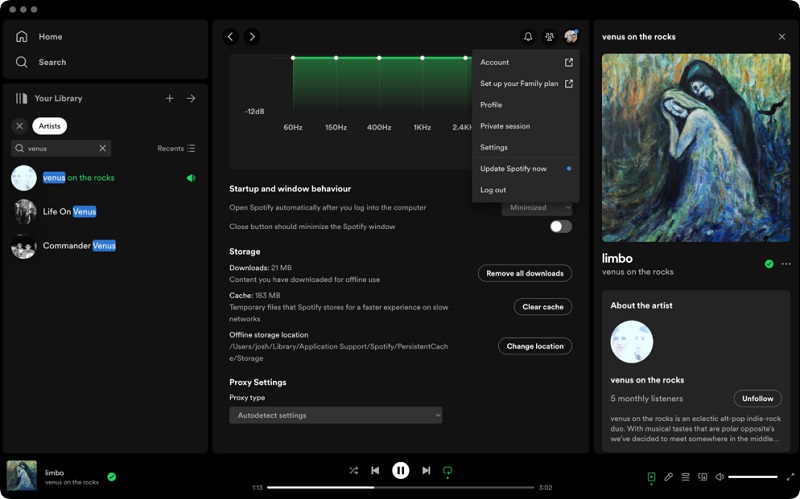 Clear Spotify's Cache on Desktop