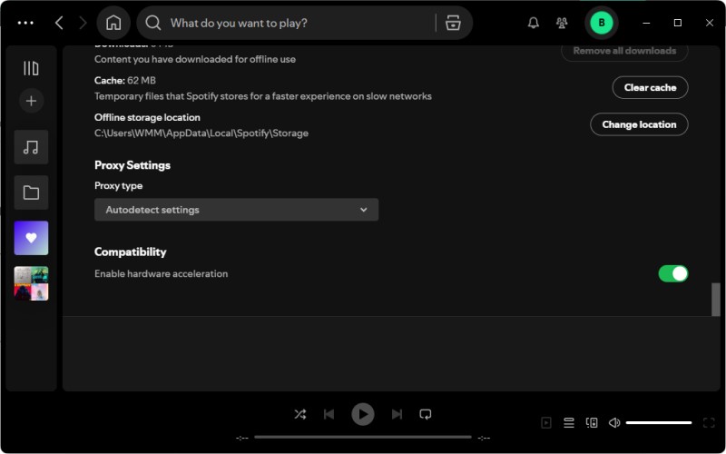 Enable Hardware Acceleration