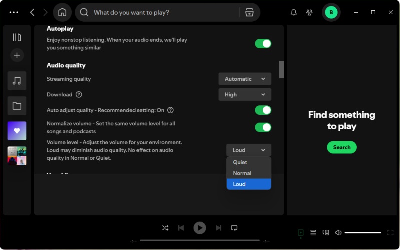 make Spotify louder on desktop