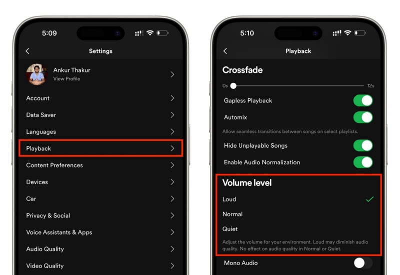 make Spotify louder on iphone and android