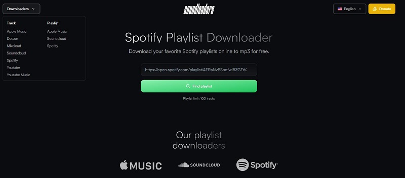 Soundloaders Spotify MP3 Downloader