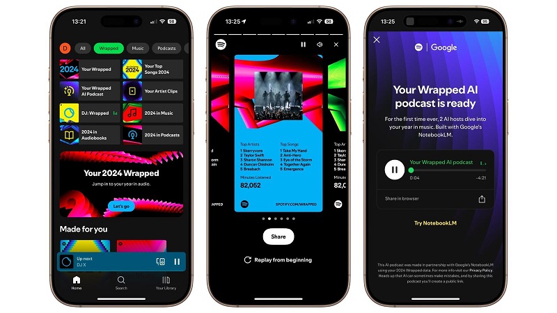 2024 Spotify Wrapped on Mobile