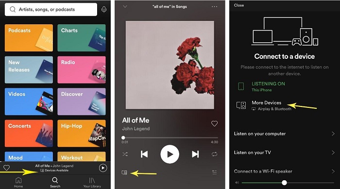 stream Spotify to Yamaha receiver via Spotify connect