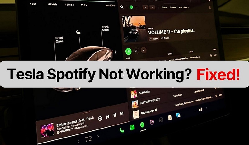 Fix Tesla Spotify Not Working