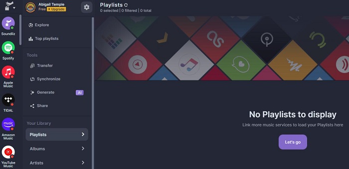 move Spotify playlist to YouTube Music using Soundiiz