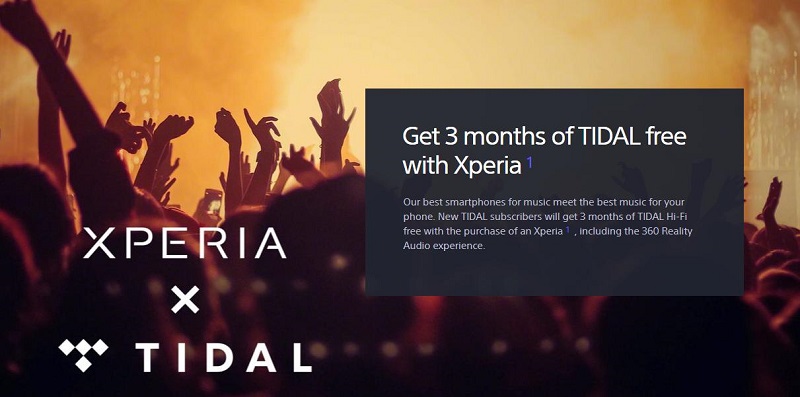 Get 3-month Tidal free trial 