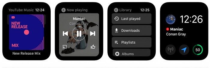 Apple watch 2024 google music